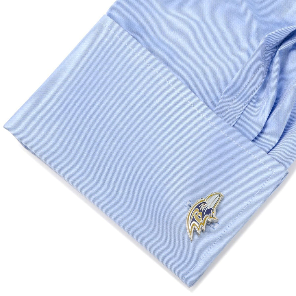 NFL Baltimore Ravens Cufflinks and Shield Tie Bar Gift Set - My Men's Shop