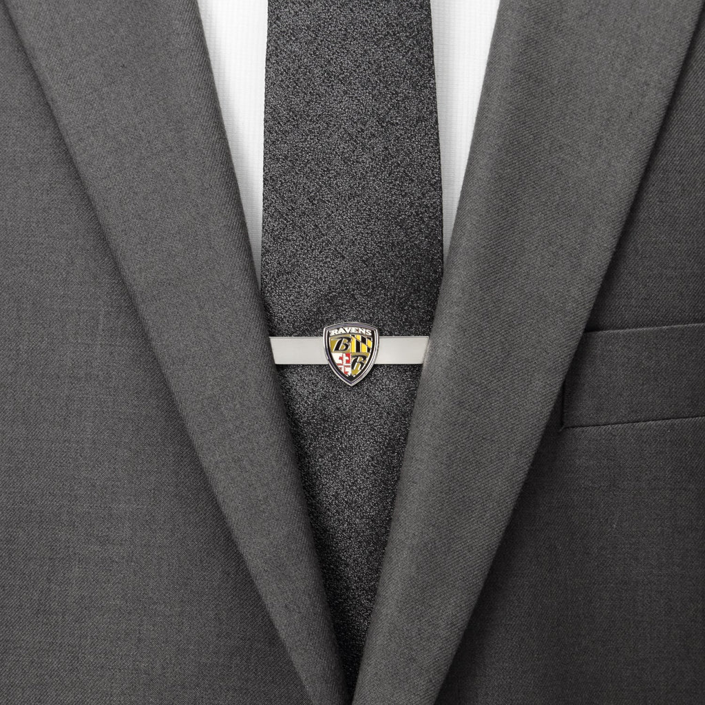 NFL Baltimore Ravens Cufflinks and Shield Tie Bar Gift Set - My Men's Shop