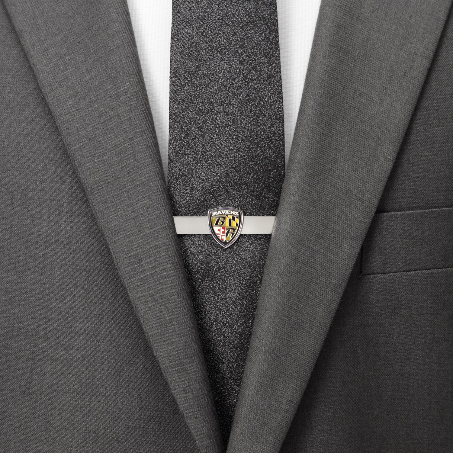 NFL Baltimore Ravens Cufflinks and Shield Tie Bar Gift Set - My Men's Shop
