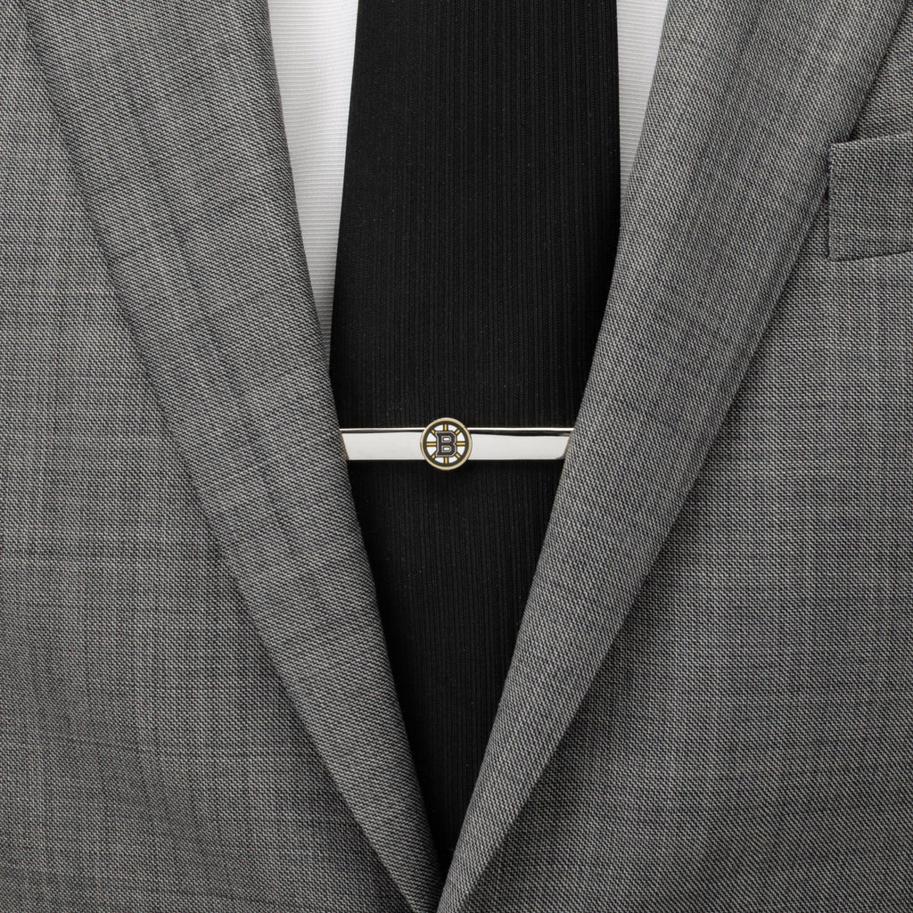 NHL Boston Bruins Cufflinks & Tie Clip Gift Set