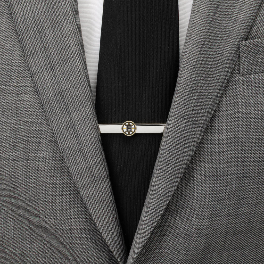 NHL Boston Bruins Cufflinks & Tie Clip Gift Set
