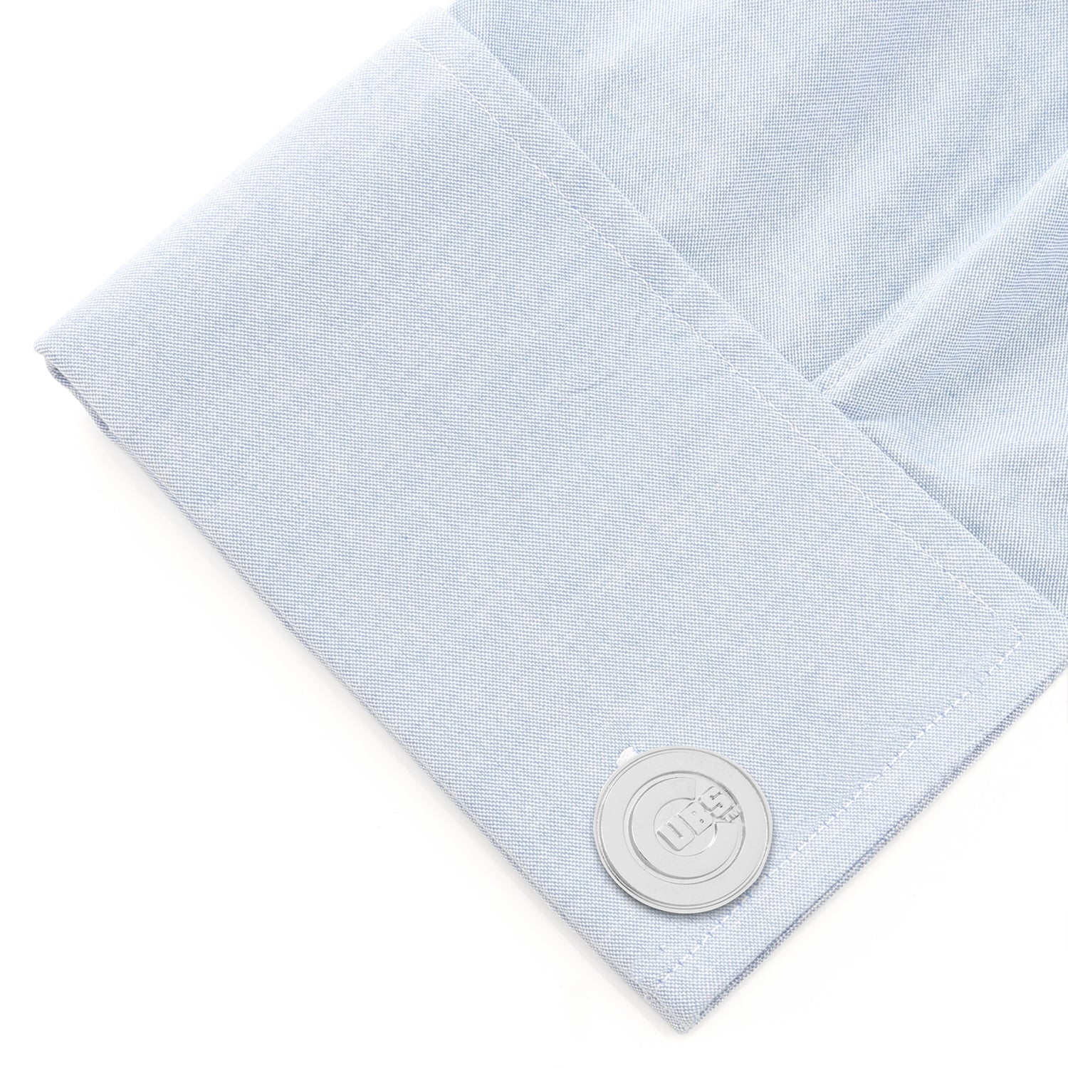 MLB Chicago Cubs Silver Edition Cufflinks