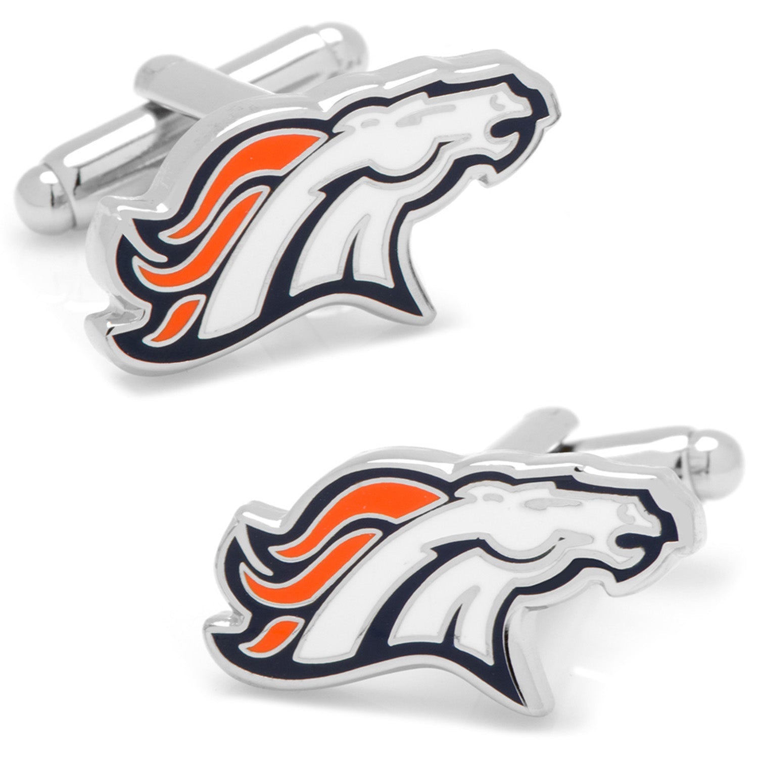 NFL Denver Broncos Cufflinks and Tie Bar Gift Set - My Men's Shop