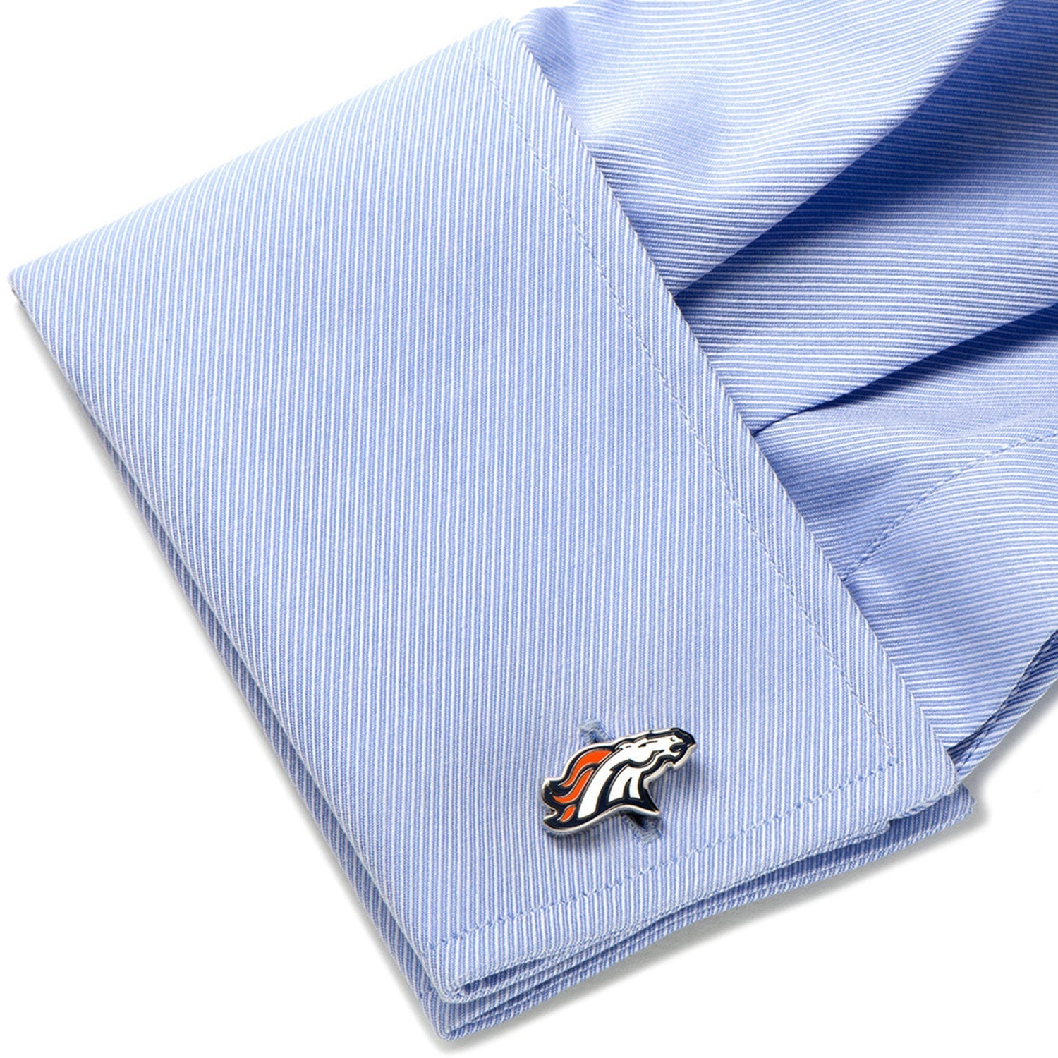 NFL Denver Broncos Cufflinks and Tie Bar Gift Set - My Men's Shop