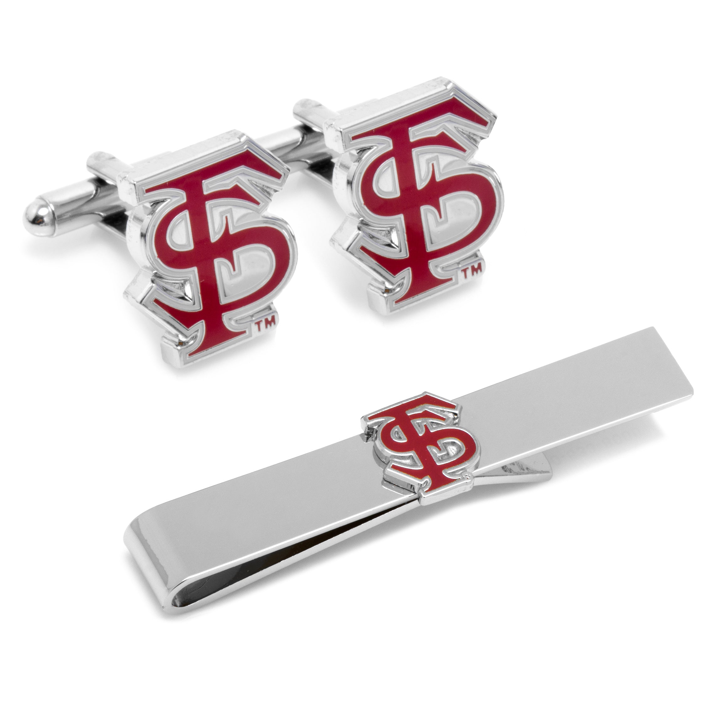 NCAA Florida State University Cufflinks and Tie Bar Gift Set - My Men's Shop