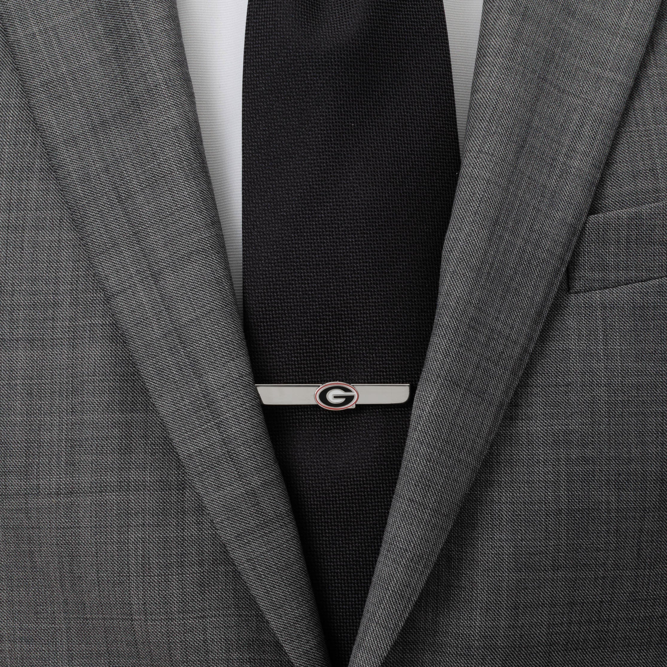 NCAA University of Georgia Bulldogs Cufflink and Tie Clip Gift Set