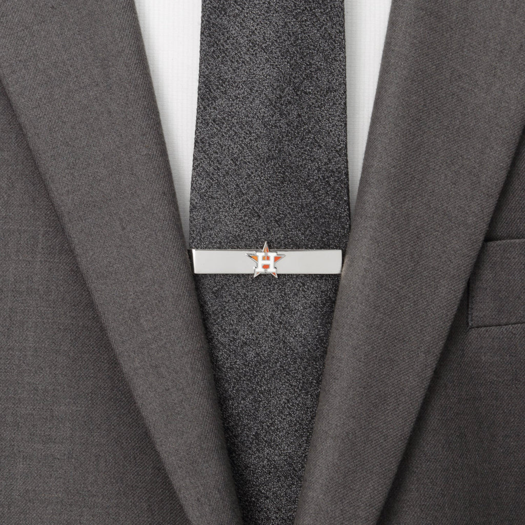 MLB Houston Astros Cufflinks and Tie Bar Gift Set