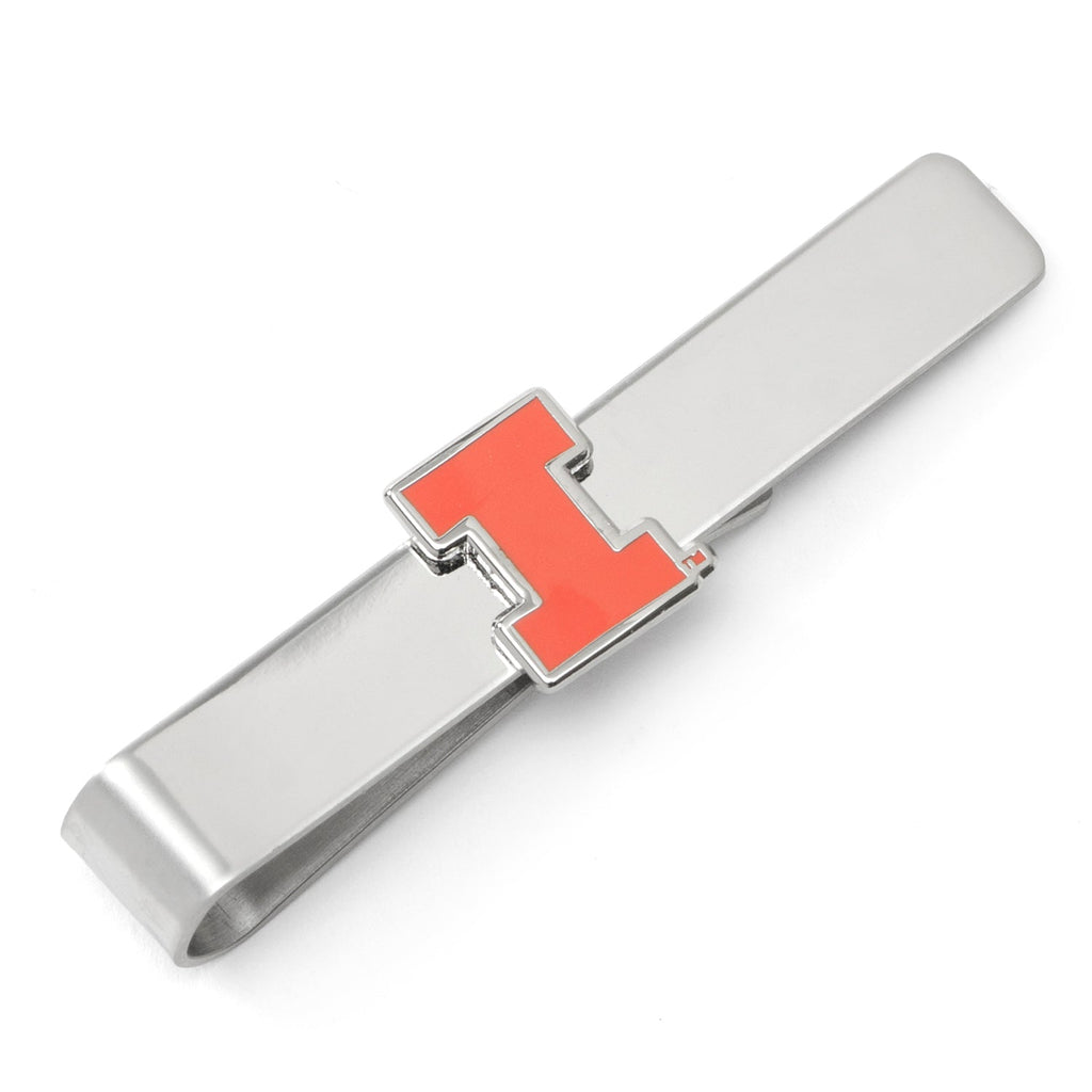 NCAA University of Illinois Cufflinks and Tie Bar Gift Set