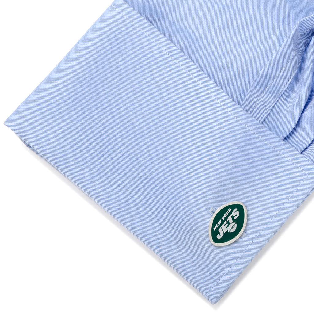 NFL New York Jets Cufflinks & Tie Bar Gift Set