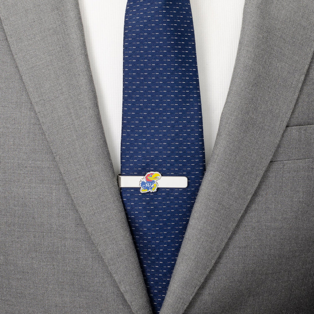 NCAA University of Kansas Jayhawks Cufflinks and Tie Bar Gift Set