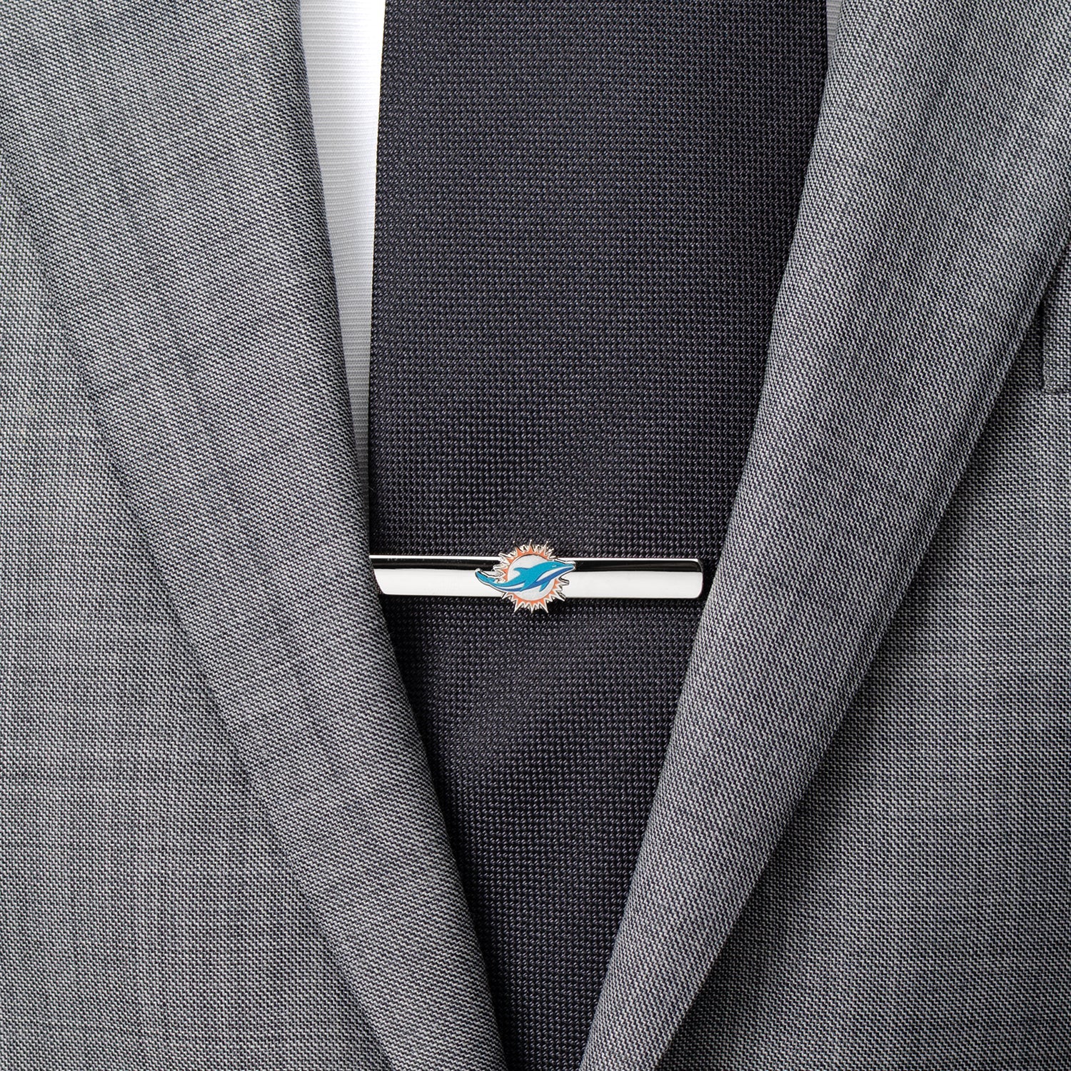 NFL Miami Dolphins Cufflinks and Tie Clip Gift Set