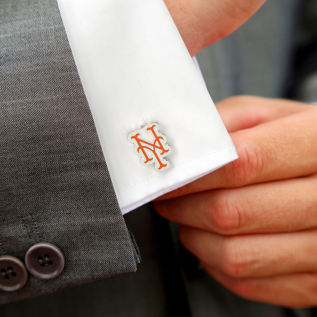 MLB New York Mets Cufflinks and Tie Clip Gift Set - My Men's Shop