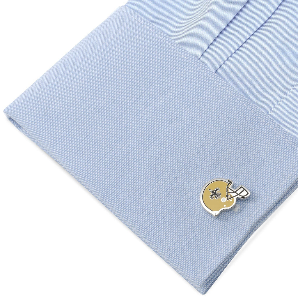 NFL New Orleans Saints Retro Helmet Cufflinks
