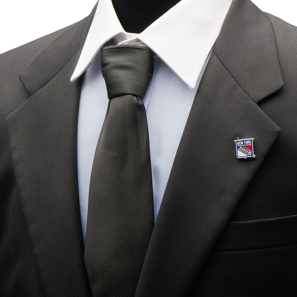 NHL New York Rangers Cufflinks and Lapel Pin Gift Set