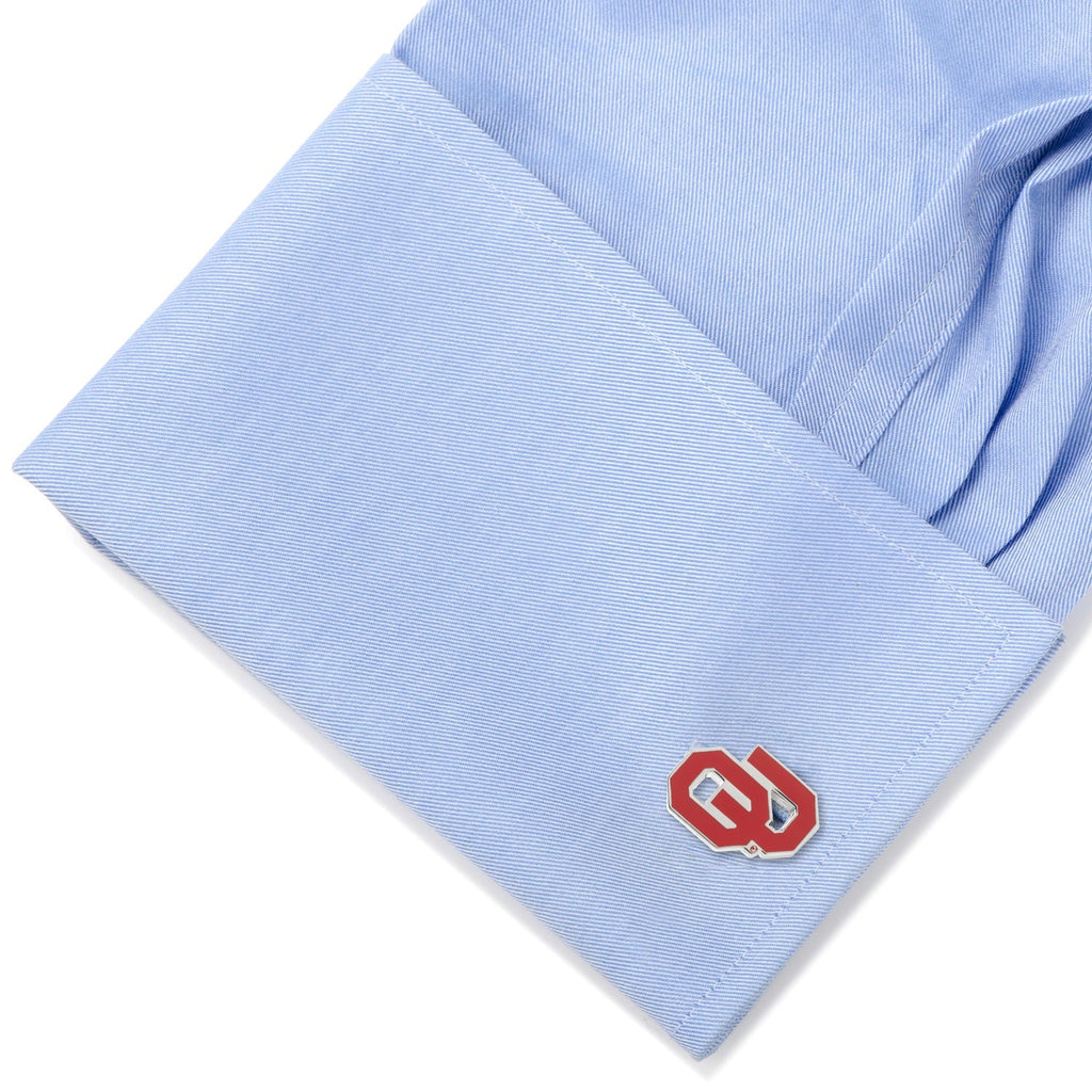 NCAA University of Oklahoma Cufflinks and Tie Bar Gift Set