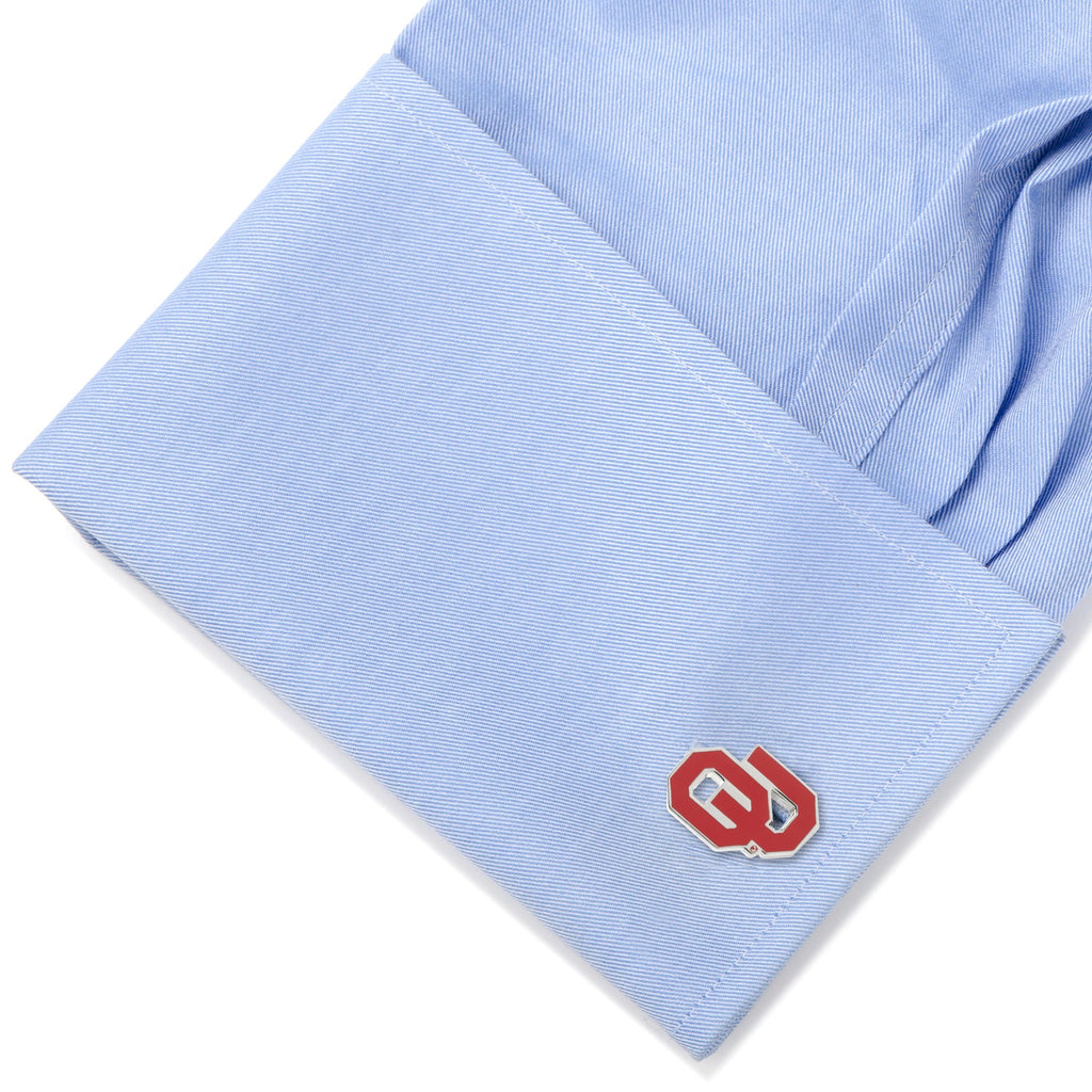 NCAA University of Oklahoma Cufflinks and Tie Bar Gift Set