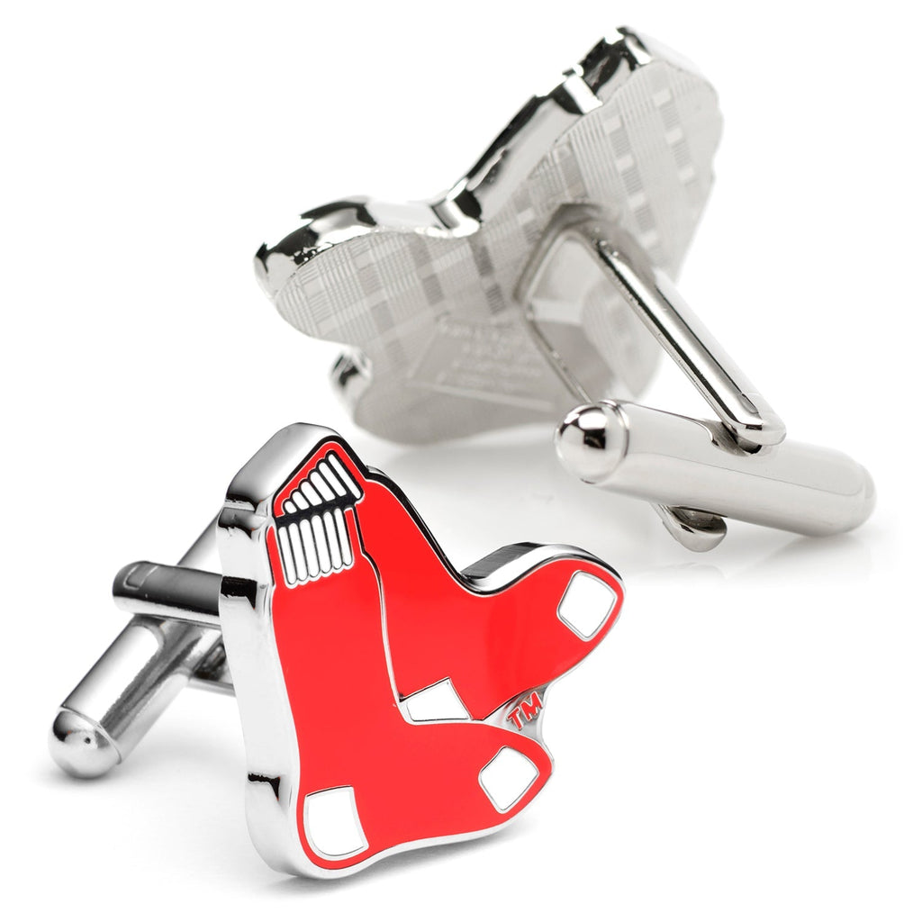 MLB Boston Red Sox Cufflinks and Tie Bar Gift Set - My Men's Shop