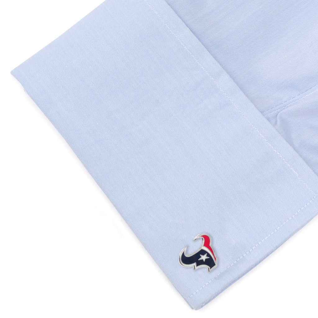 NFL Houston Texans Cufflinks and Tie Clip Gift Set