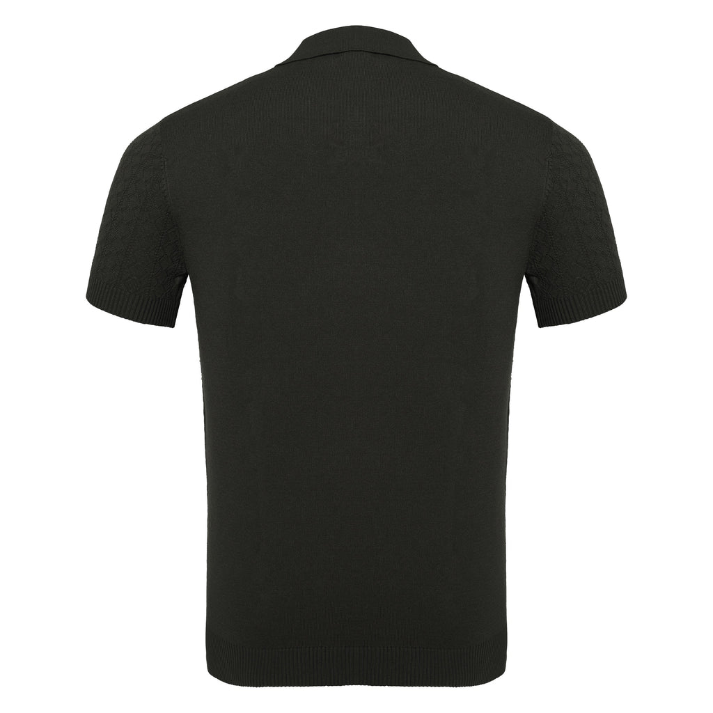 Elevare Knit Polo BLACK - My Men's Shop