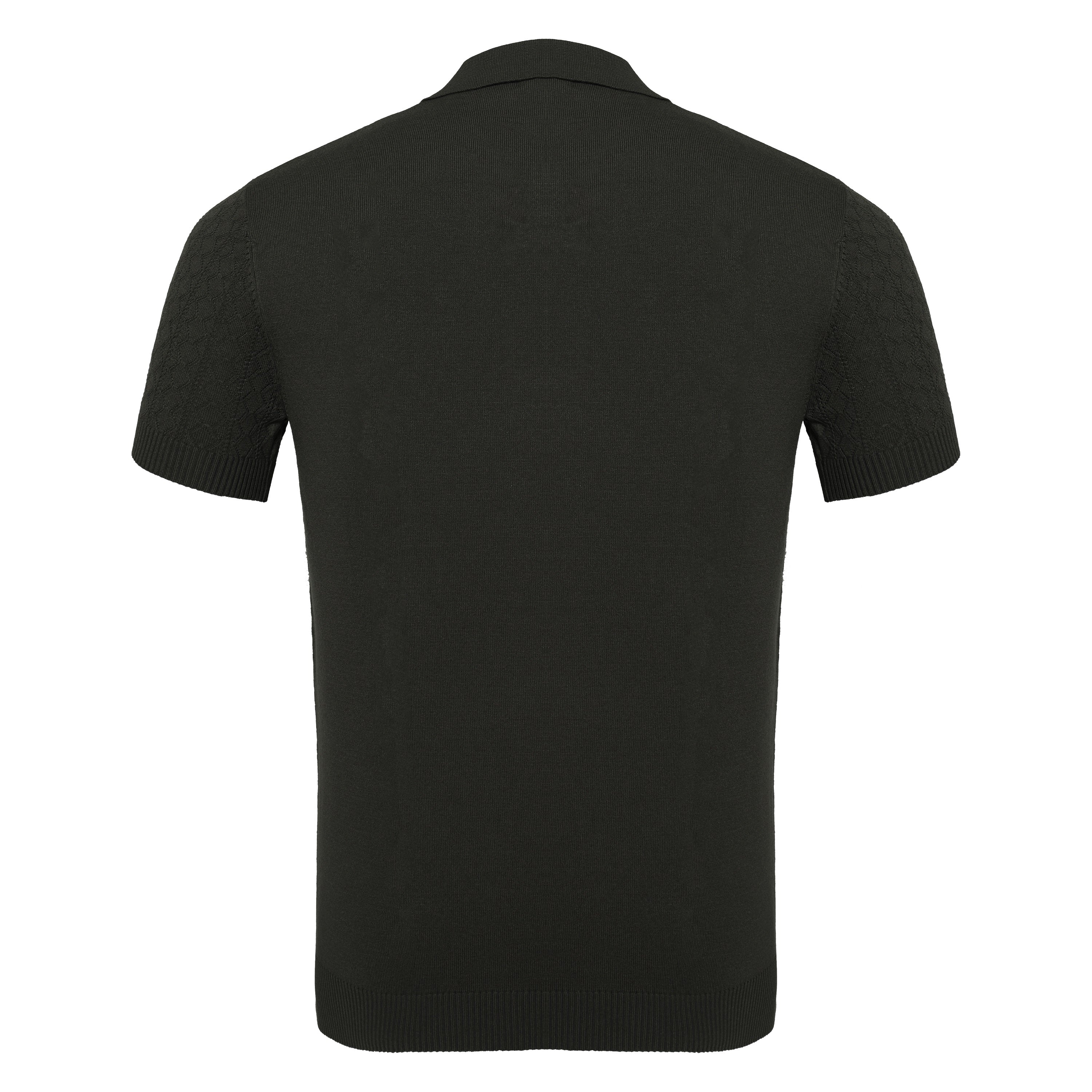 Elevare Knit Polo BLACK - My Men's Shop