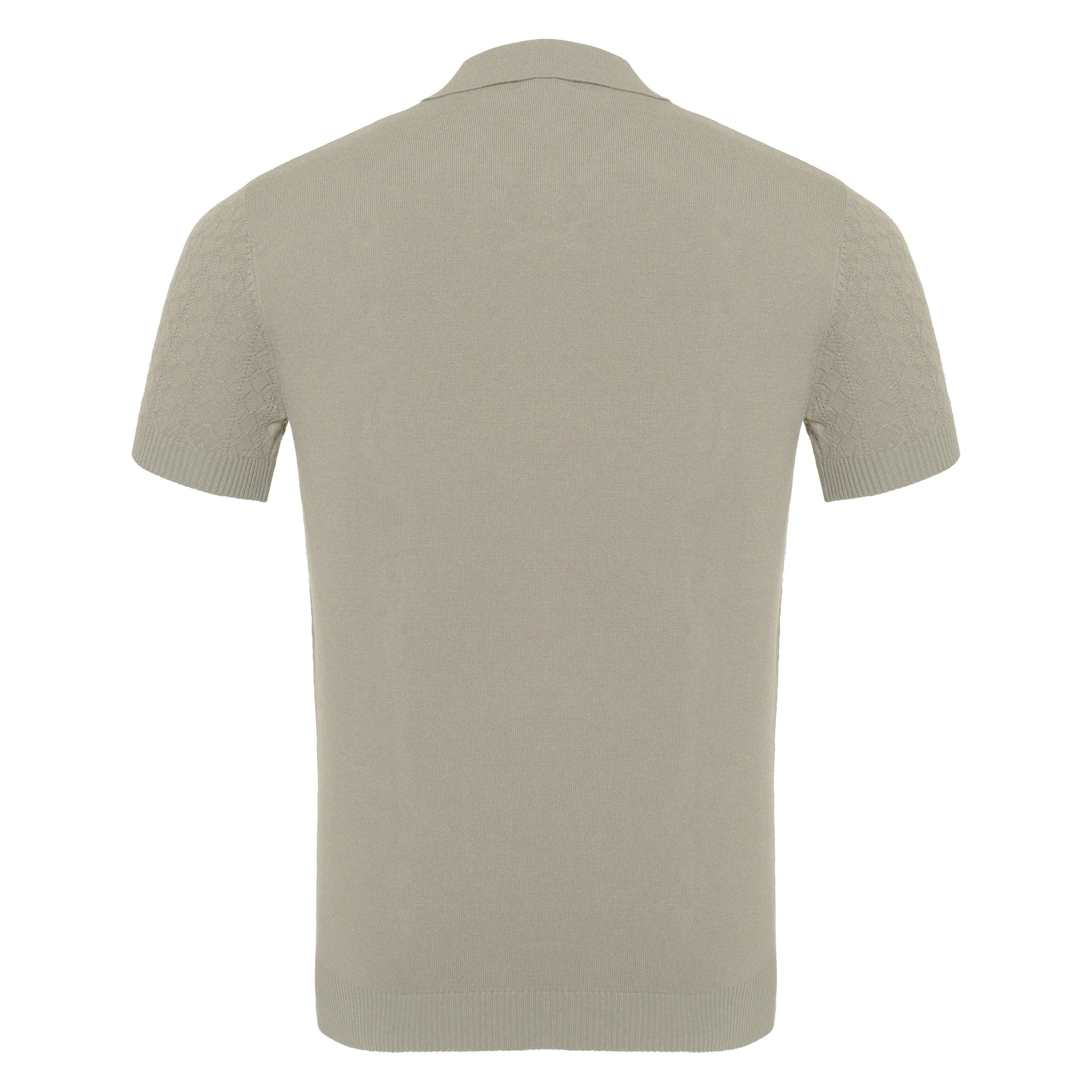 Elevare Knit Polo WHITE - My Men's Shop