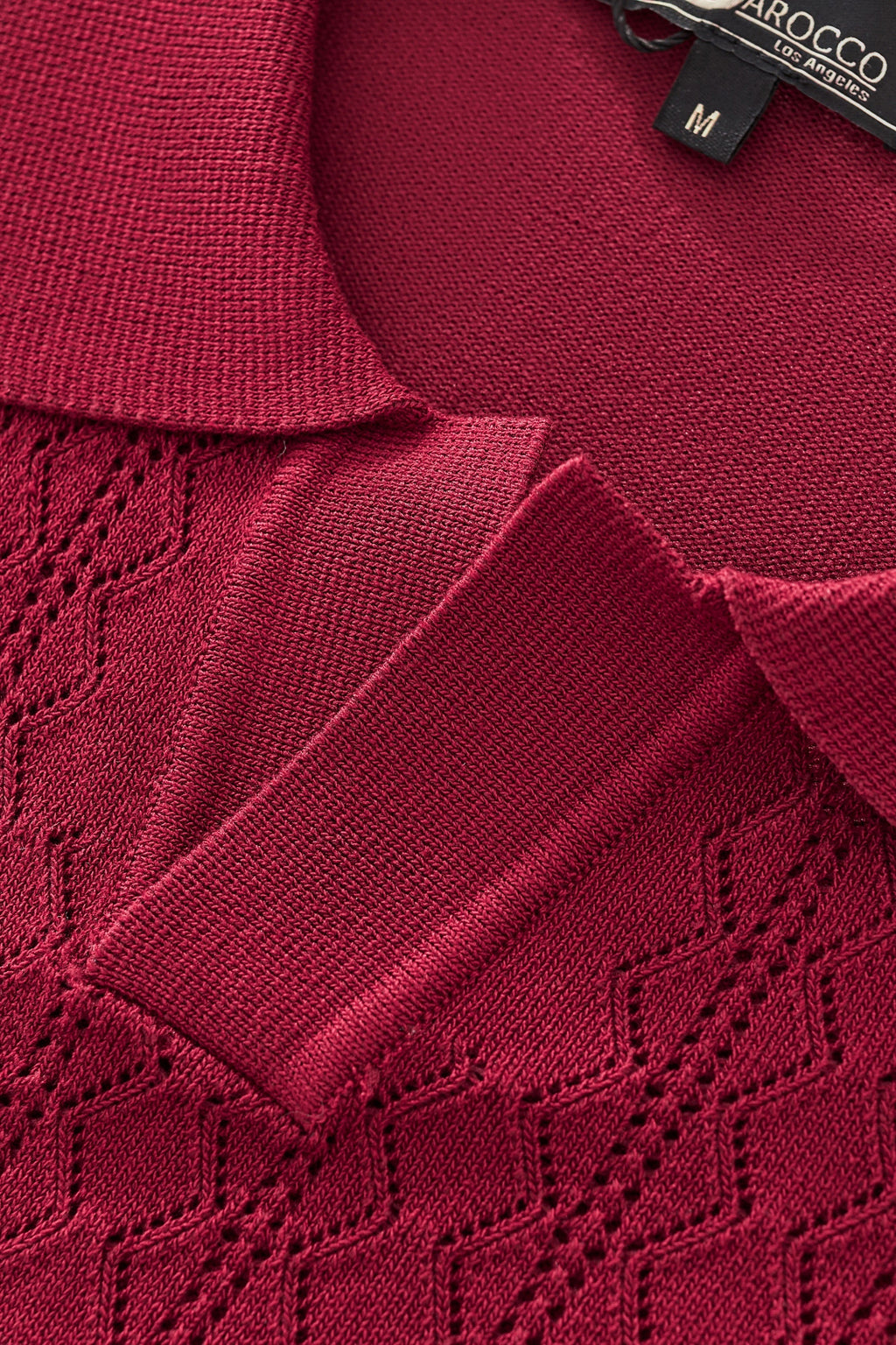 Elevare Knit Polo RED - My Men's Shop