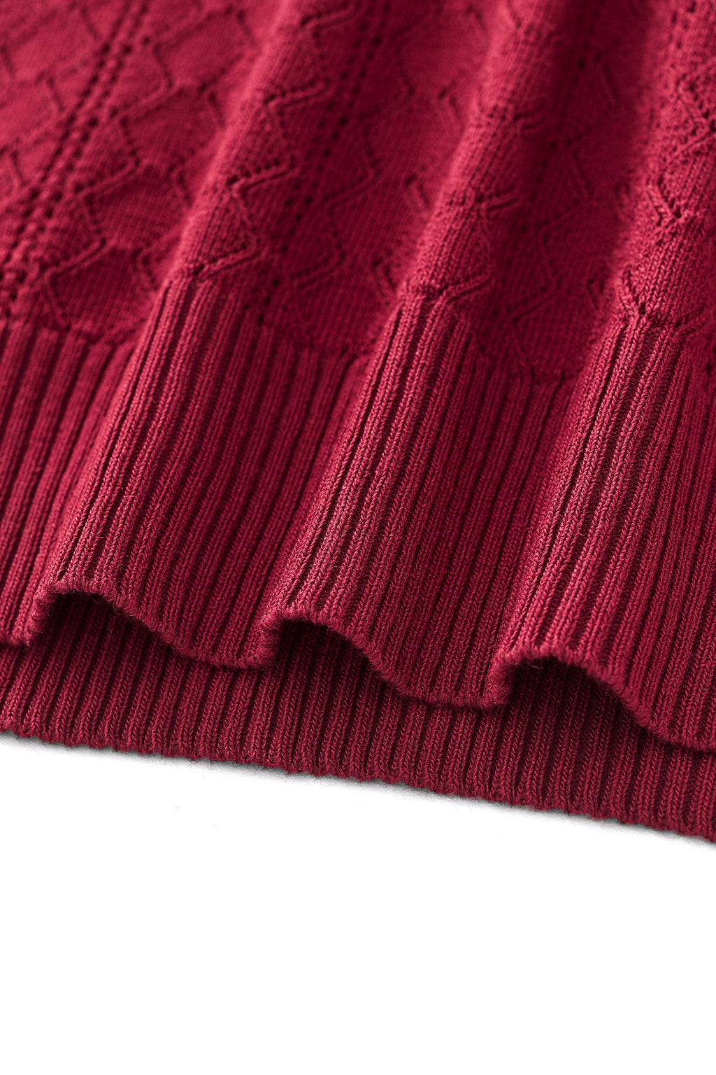 Elevare Knit Polo RED - My Men's Shop
