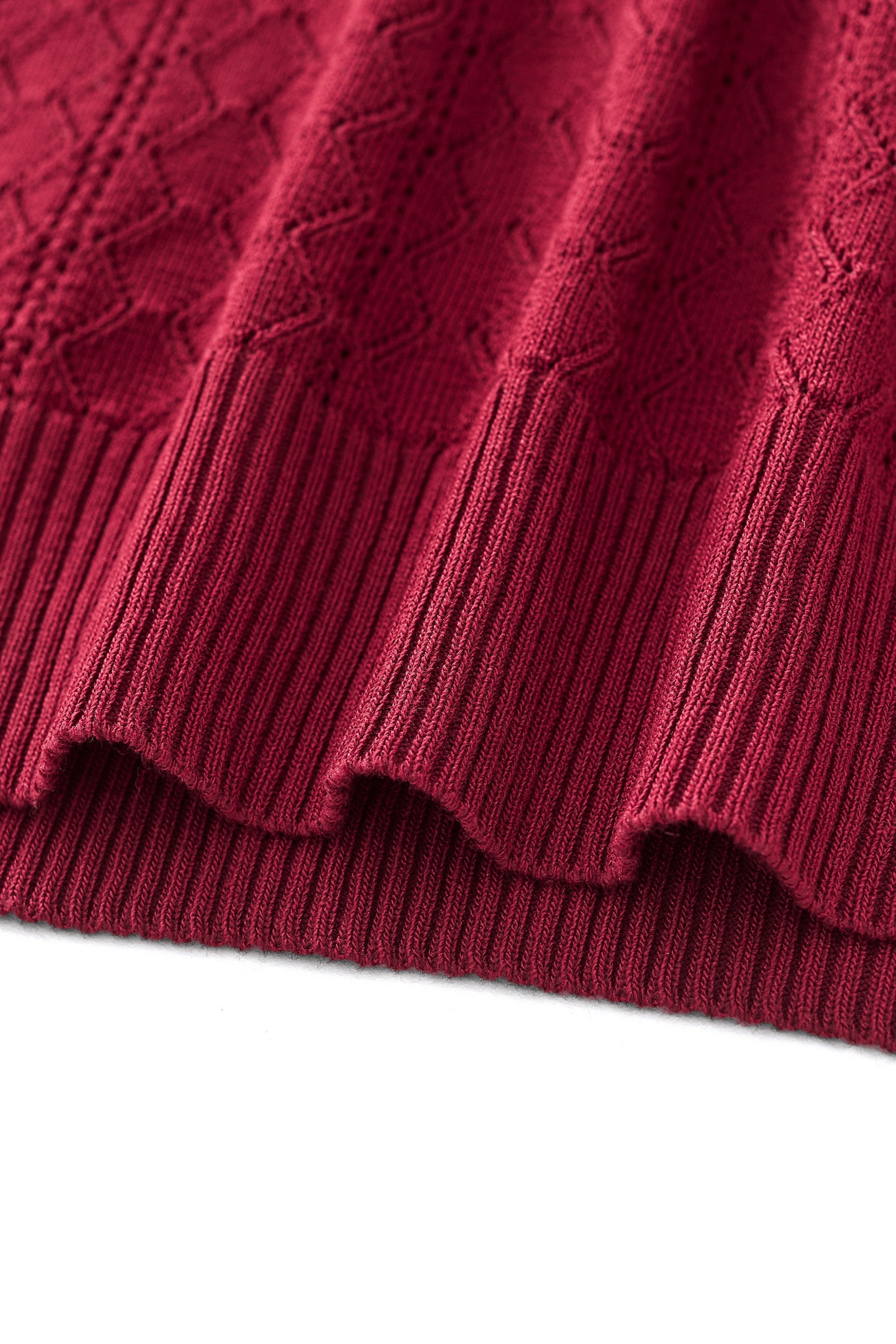 Elevare Knit Polo RED - My Men's Shop