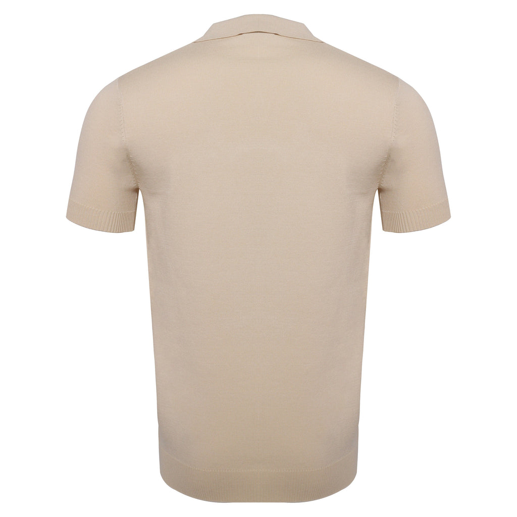 LuxeKnit Polo IVORY - My Men's Shop