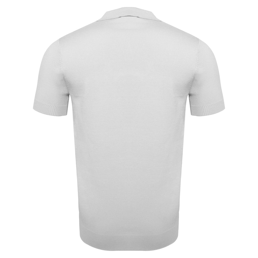 LuxeKnit Polo WHITE - My Men's Shop