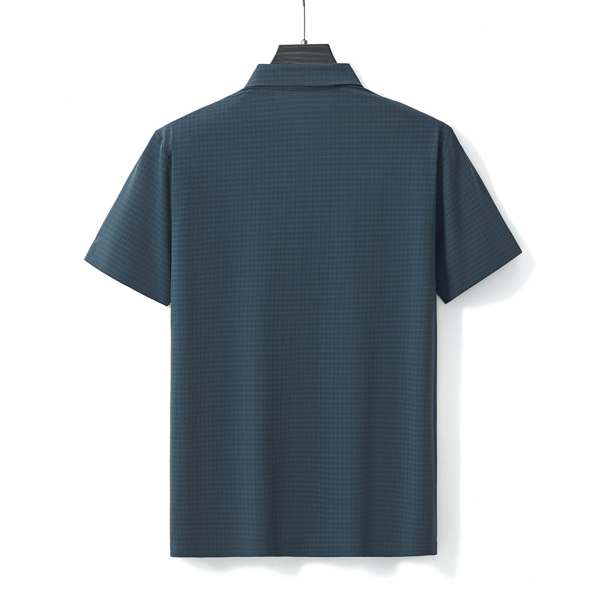 Grid Texture Stitchless Polo PETROL - My Men's Shop