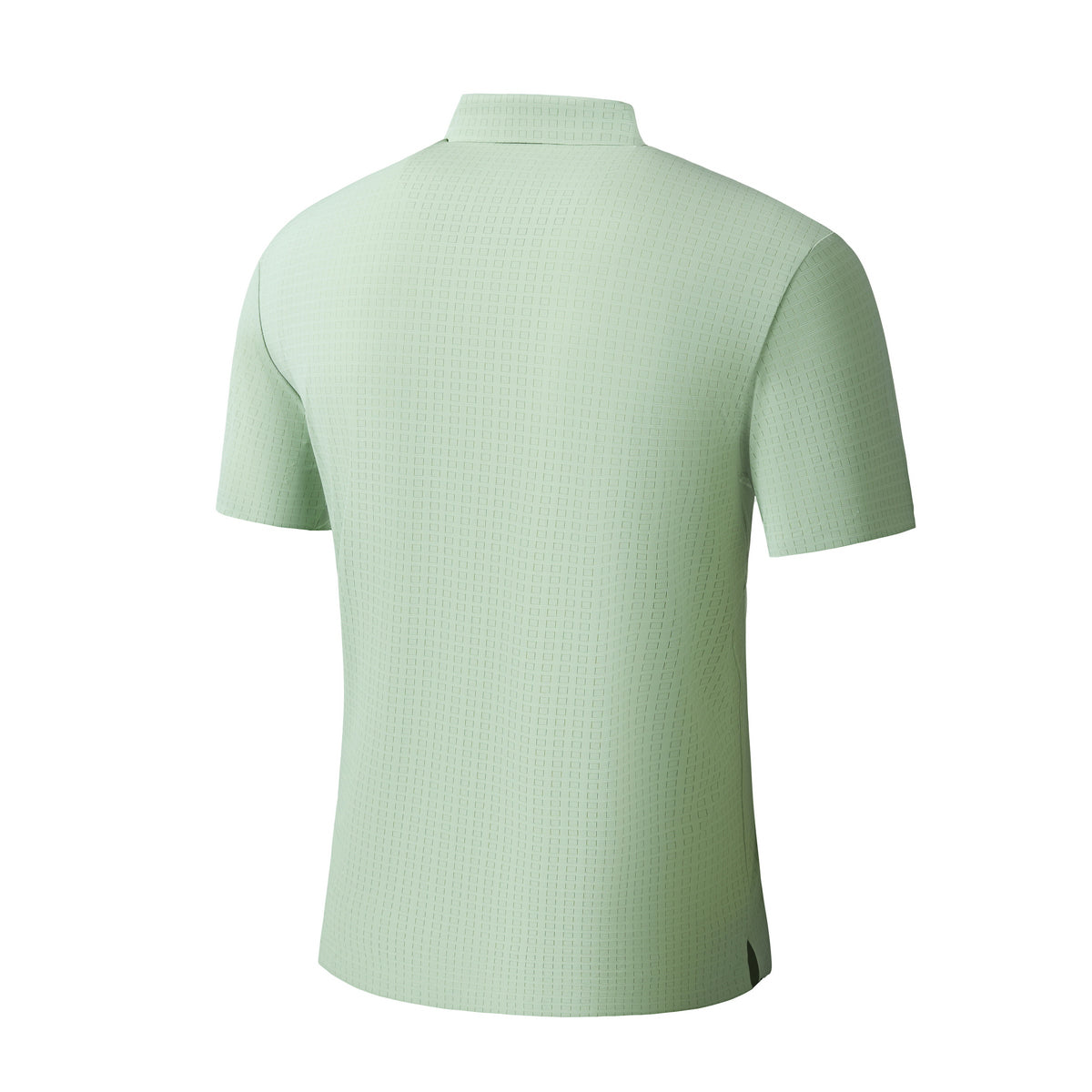 Grid Texture Stitchless Polo PISTACHIO - My Men's Shop