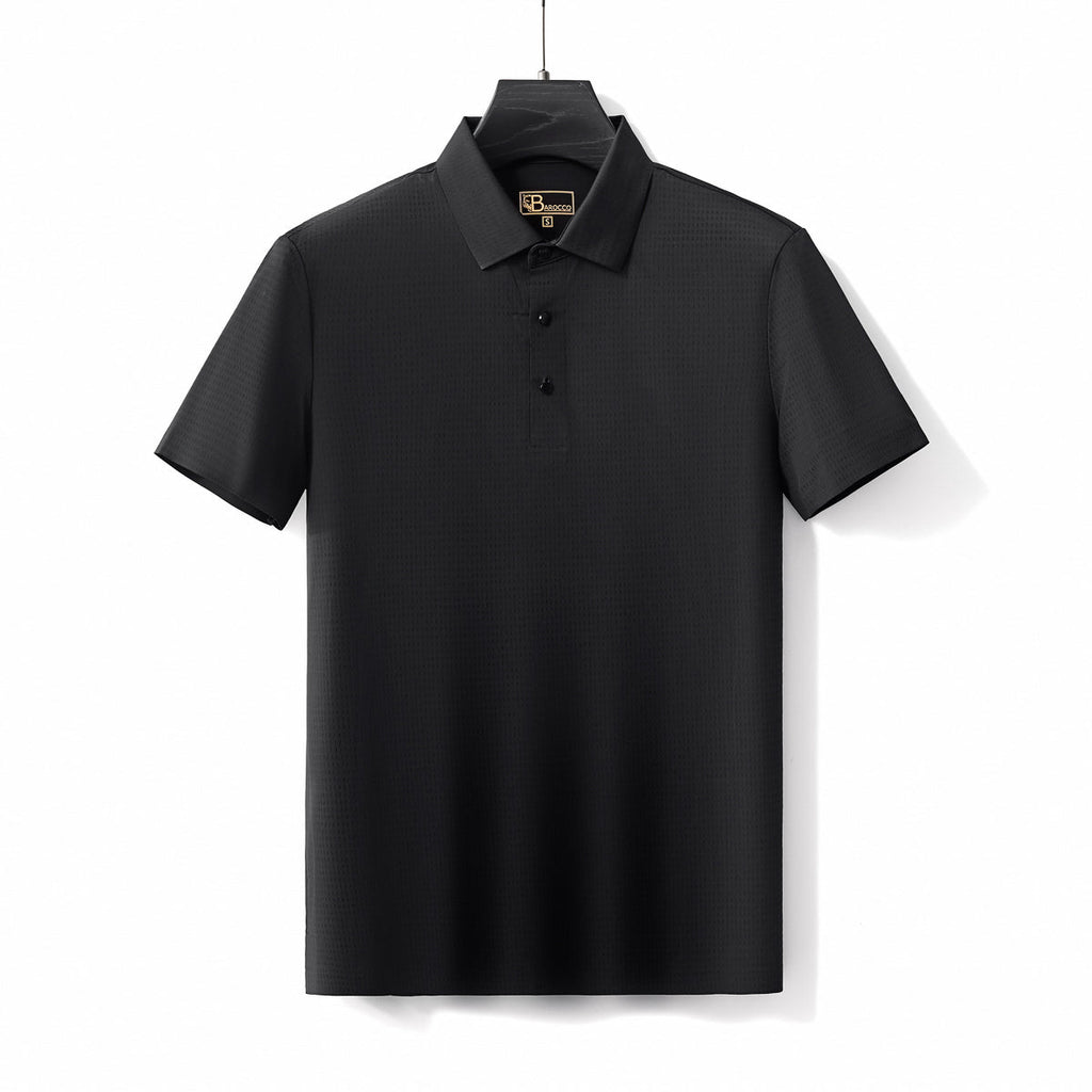 Helix Stitchless Polo BLACK - My Men's Shop