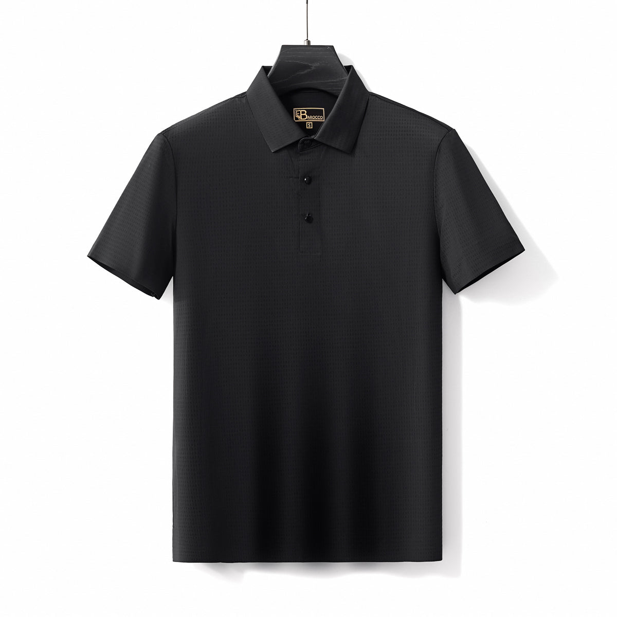 Helix Stitchless Polo BLACK - My Men's Shop