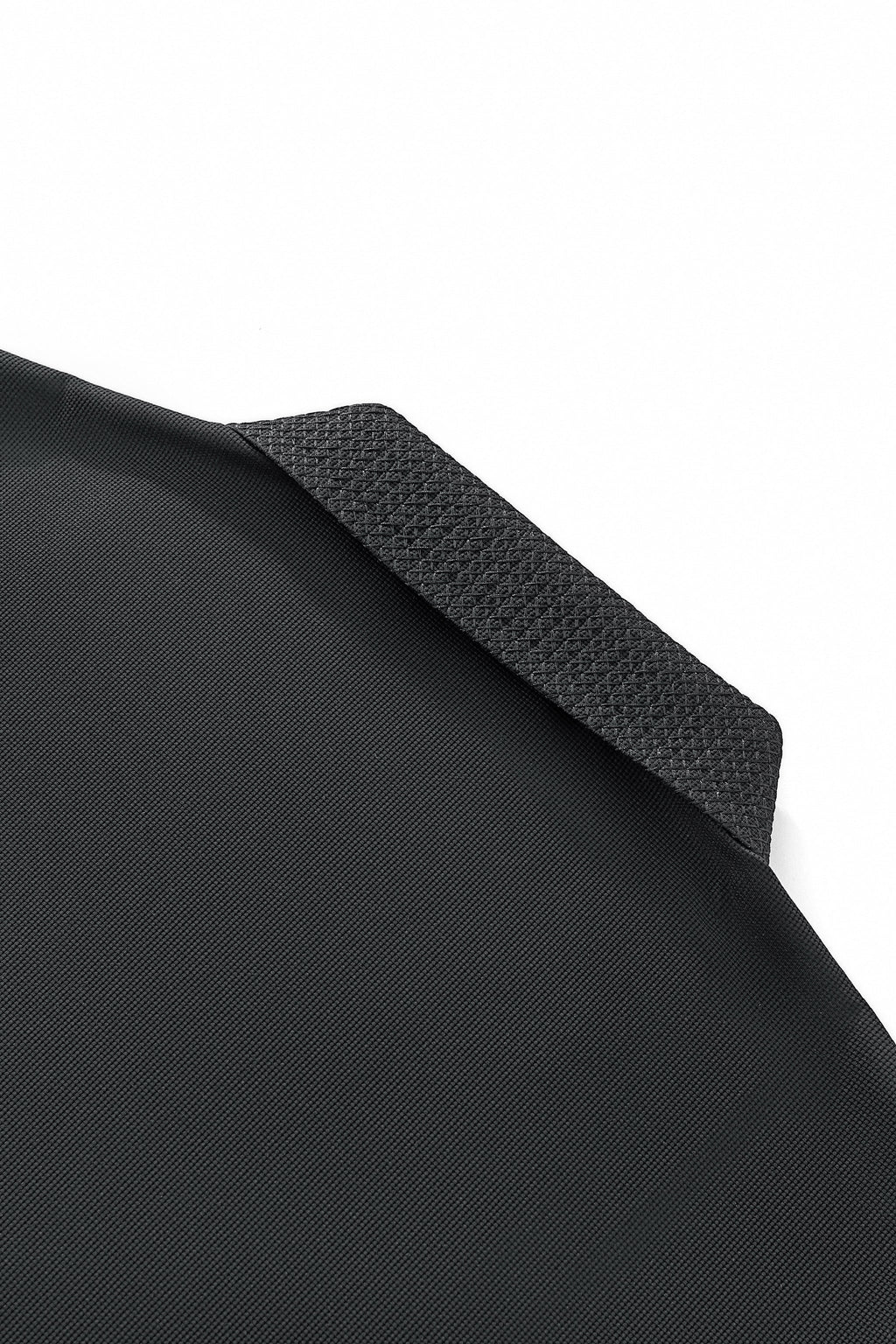 Stride Contrast Collar Polo BLACK - My Men's Shop