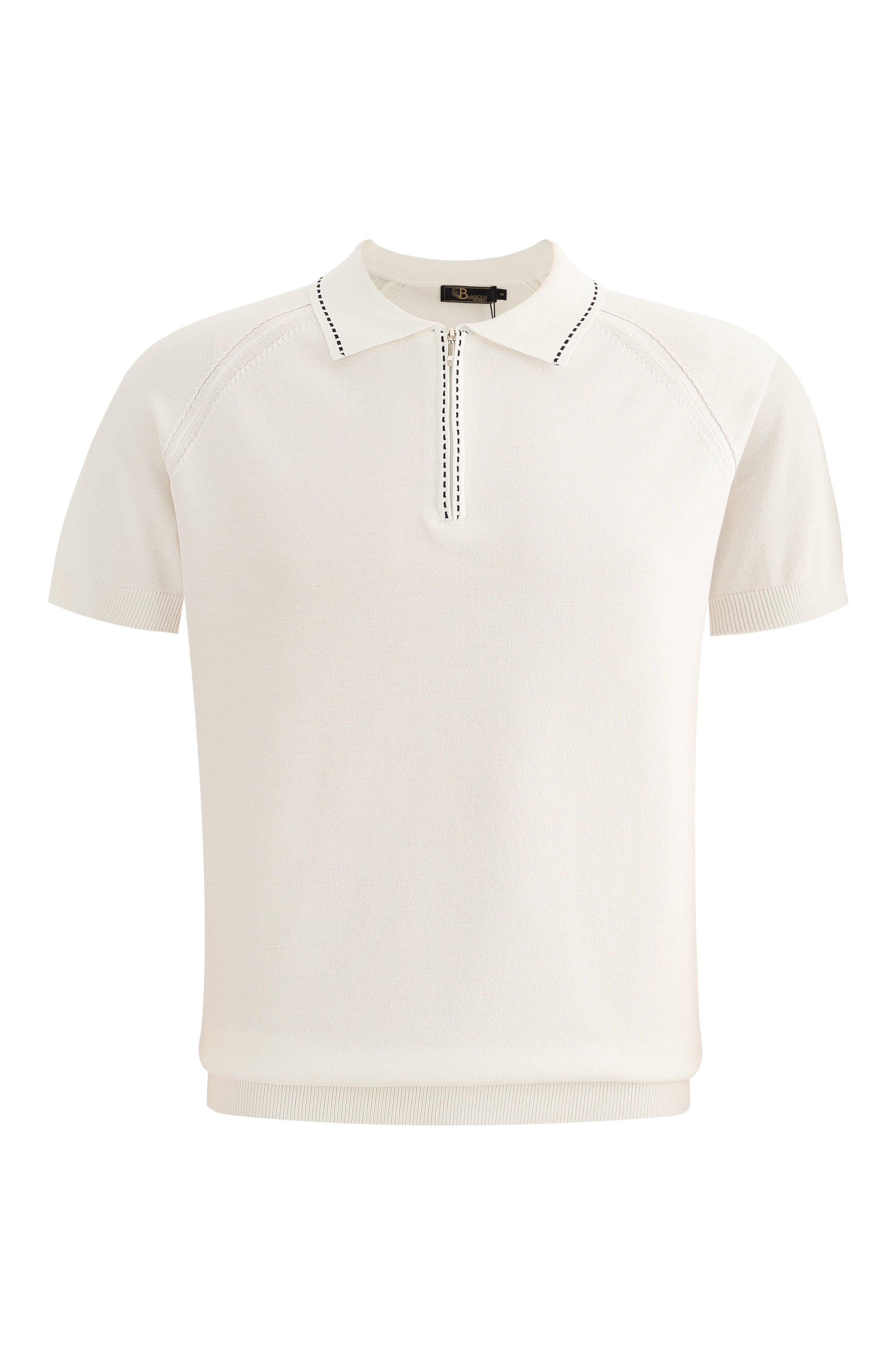 Strada Luxe Knit Polo WHITE - My Men's Shop