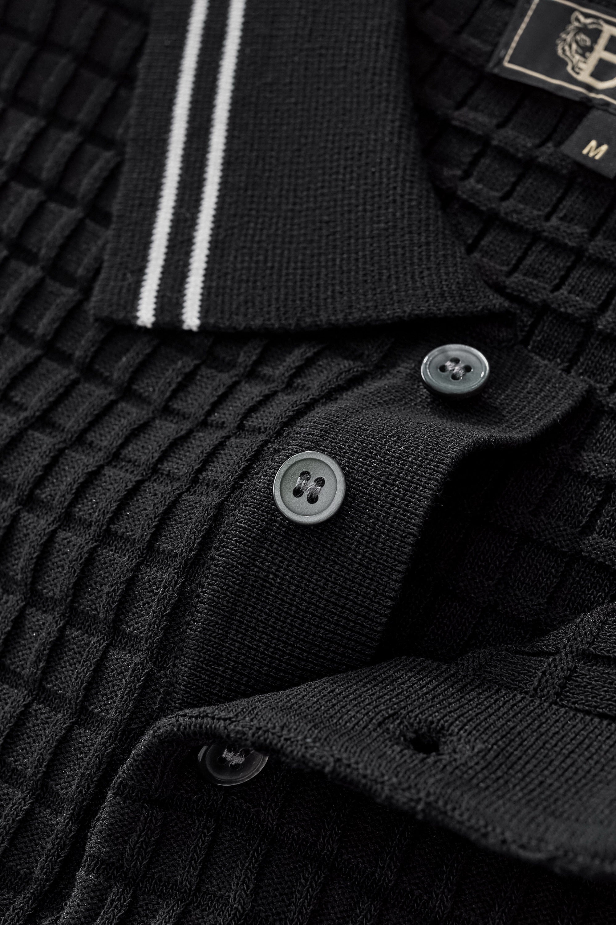 Refined Motion Polo BLACK - My Men's Shop