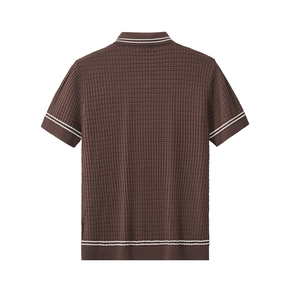 Refined Motion Polo COFFEE - My Men's Shop