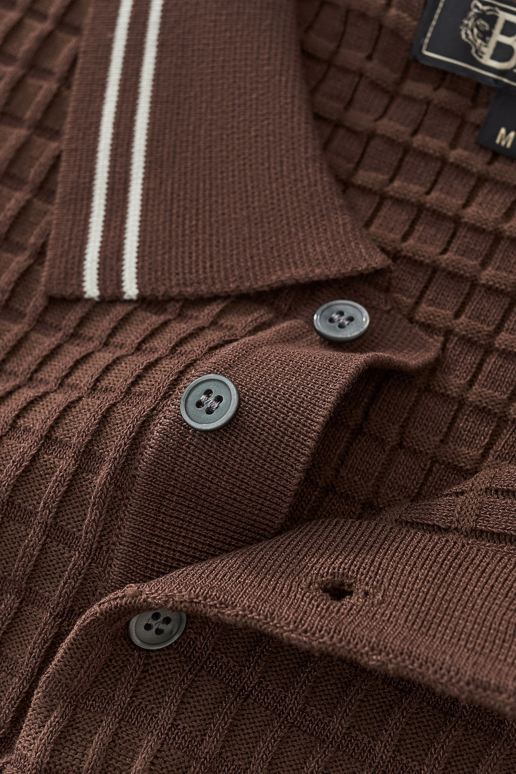Refined Motion Polo COFFEE - My Men's Shop
