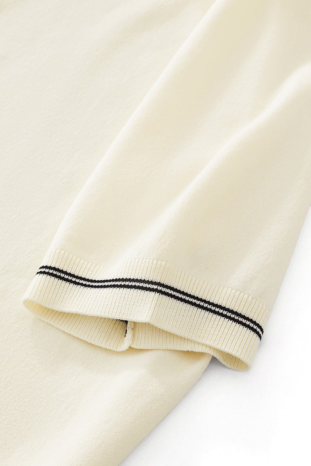 Urban Pulse Zip Polo IVORY - My Men's Shop