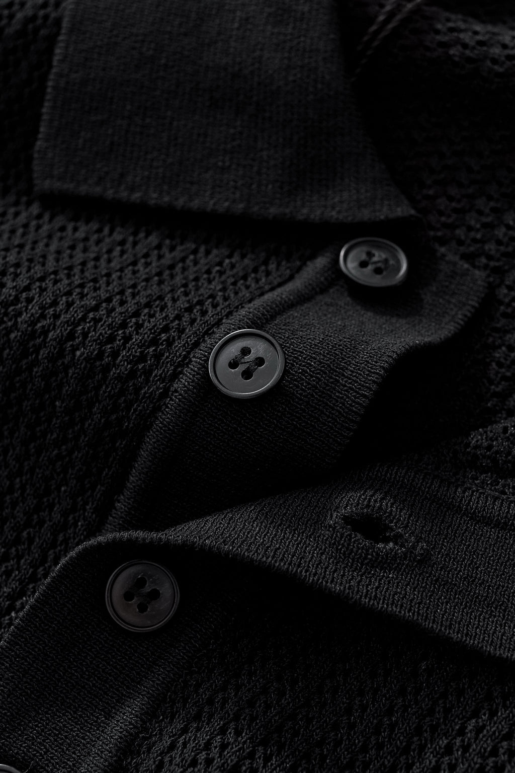 AirFlex Mesh Polo BLACK - My Men's Shop