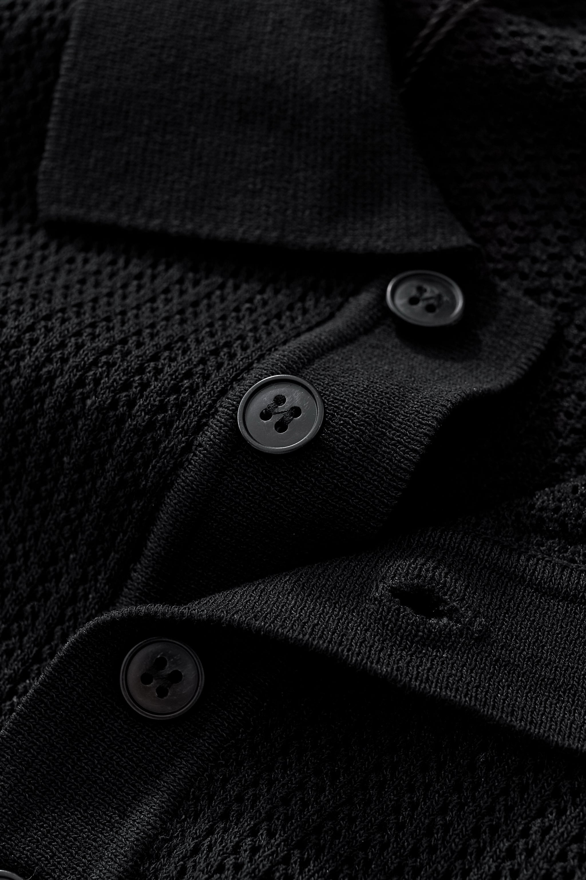 AirFlex Mesh Polo BLACK - My Men's Shop