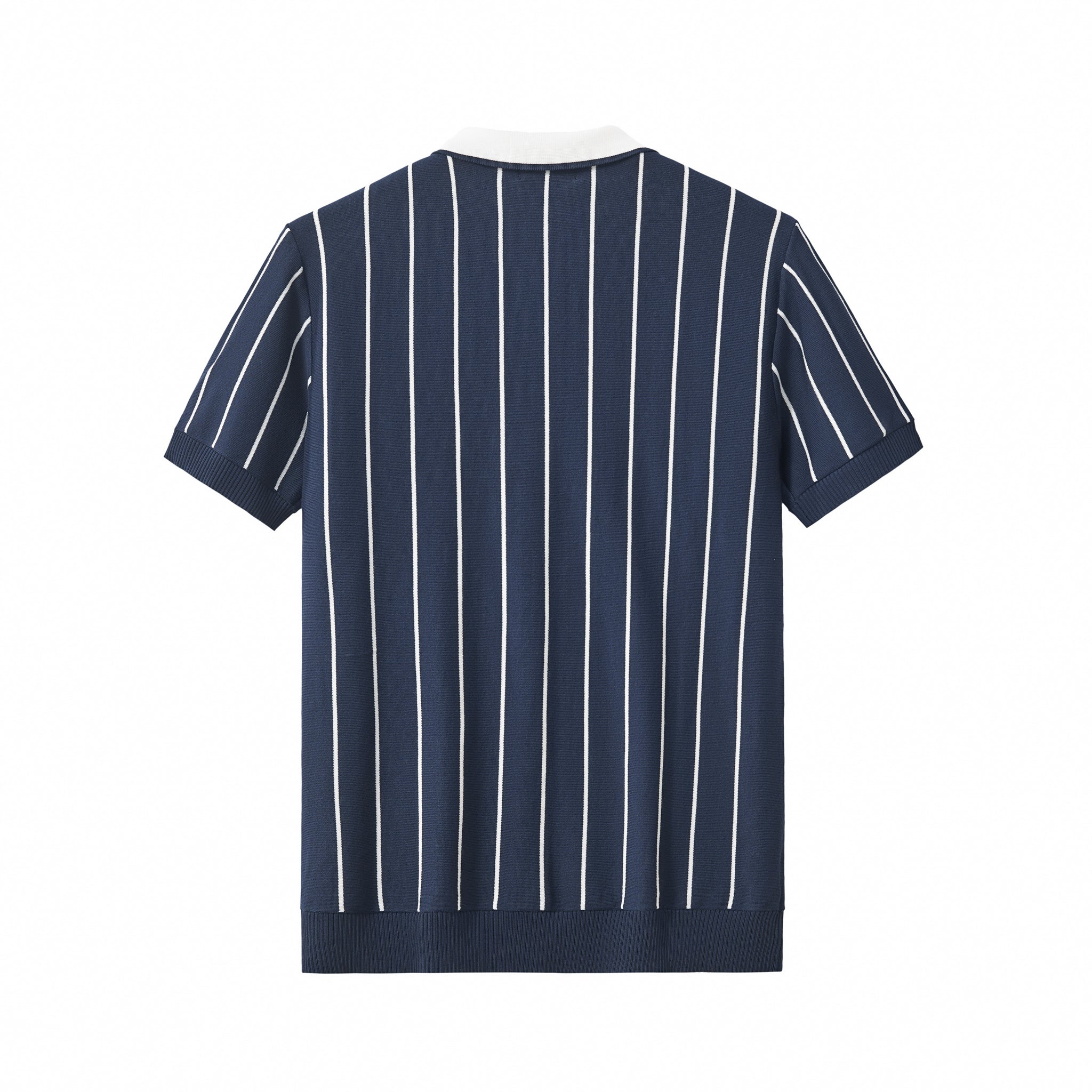 ModStripe Knit Shirt NAVY/WHITE - My Men's Shop