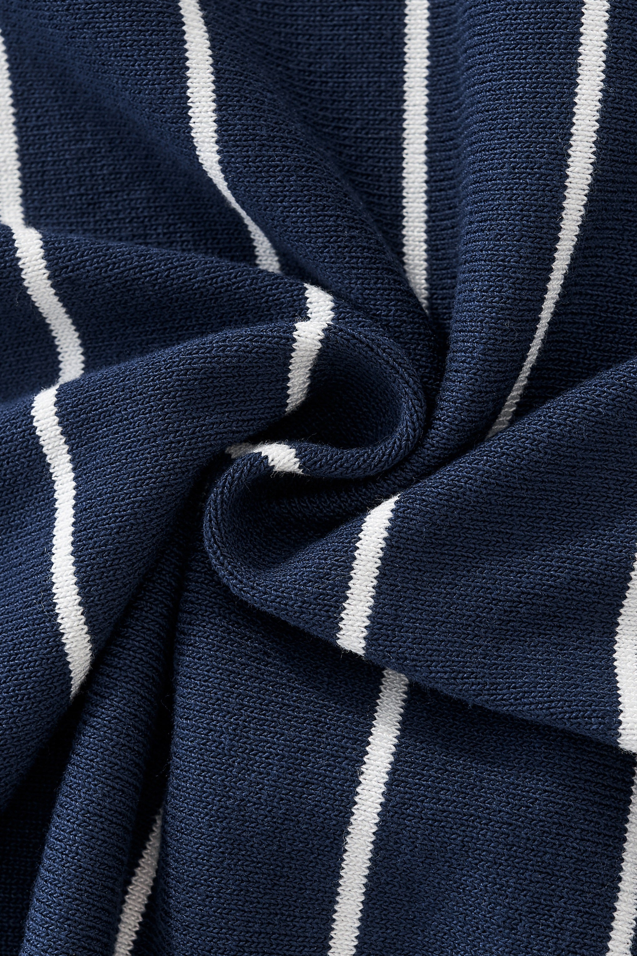 ModStripe Knit Shirt NAVY/WHITE - My Men's Shop