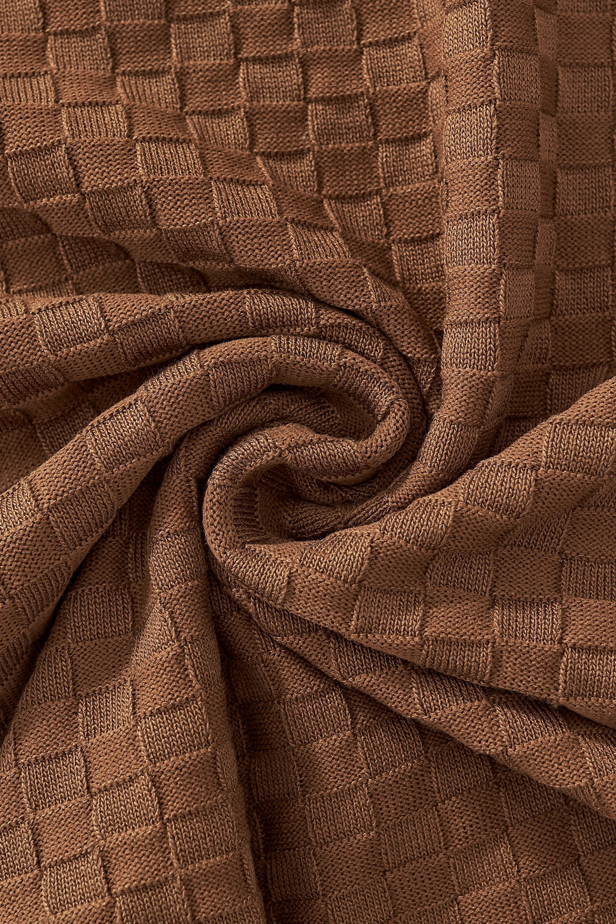 PrimeKnit Button Polo COFFEE - My Men's Shop