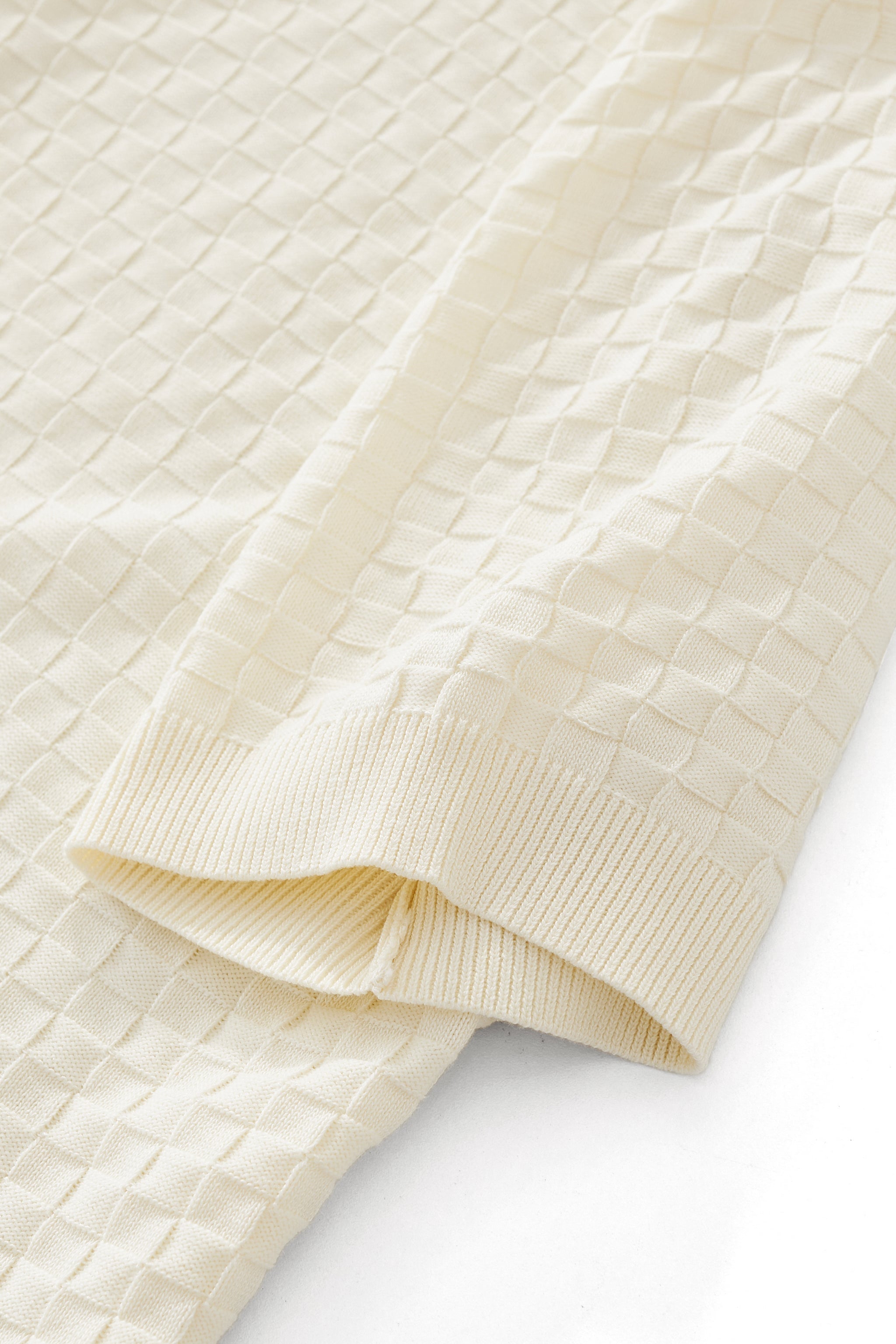 PrimeKnit Button Polo IVORY - My Men's Shop
