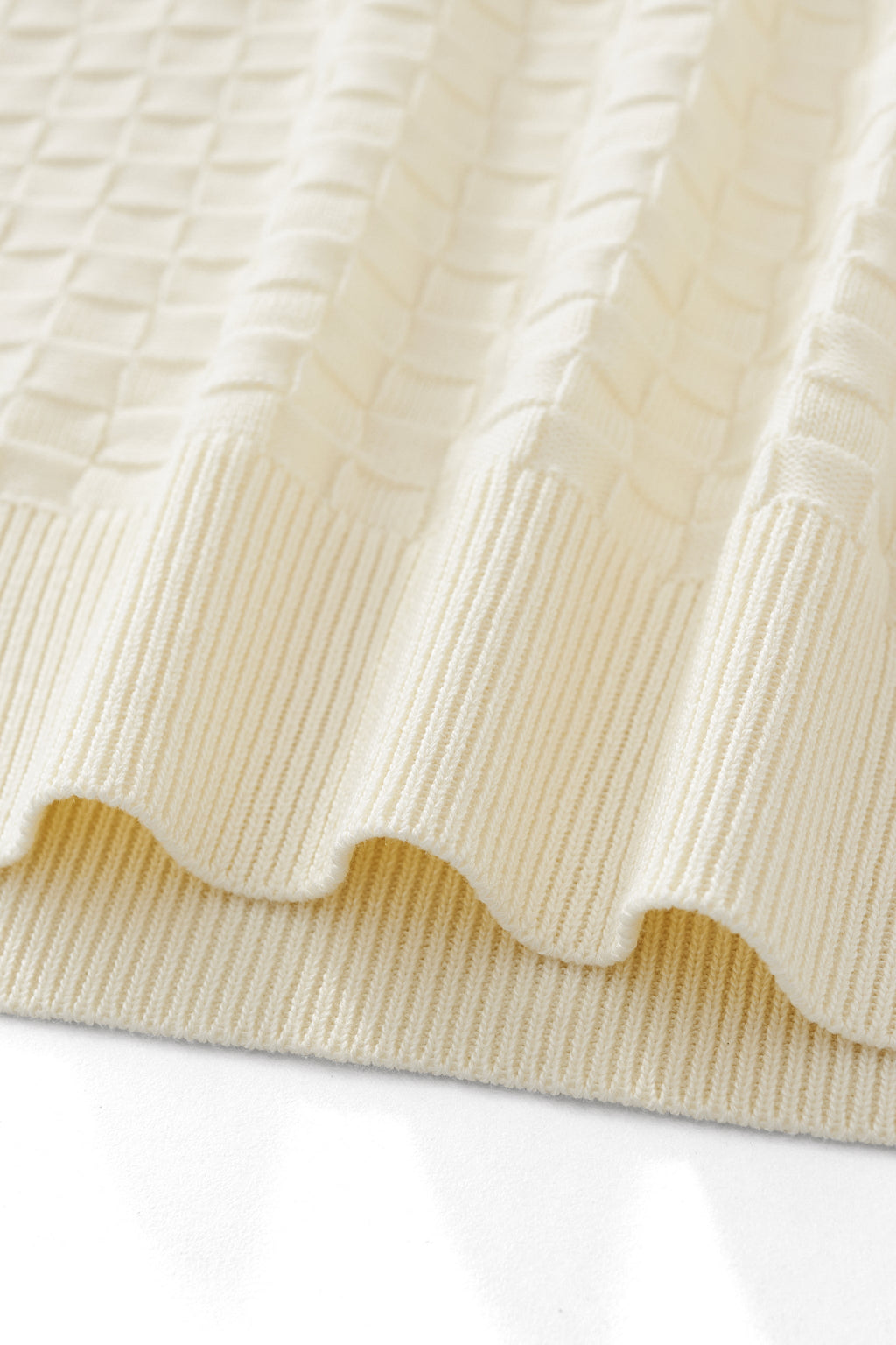 PrimeKnit Button Polo IVORY - My Men's Shop