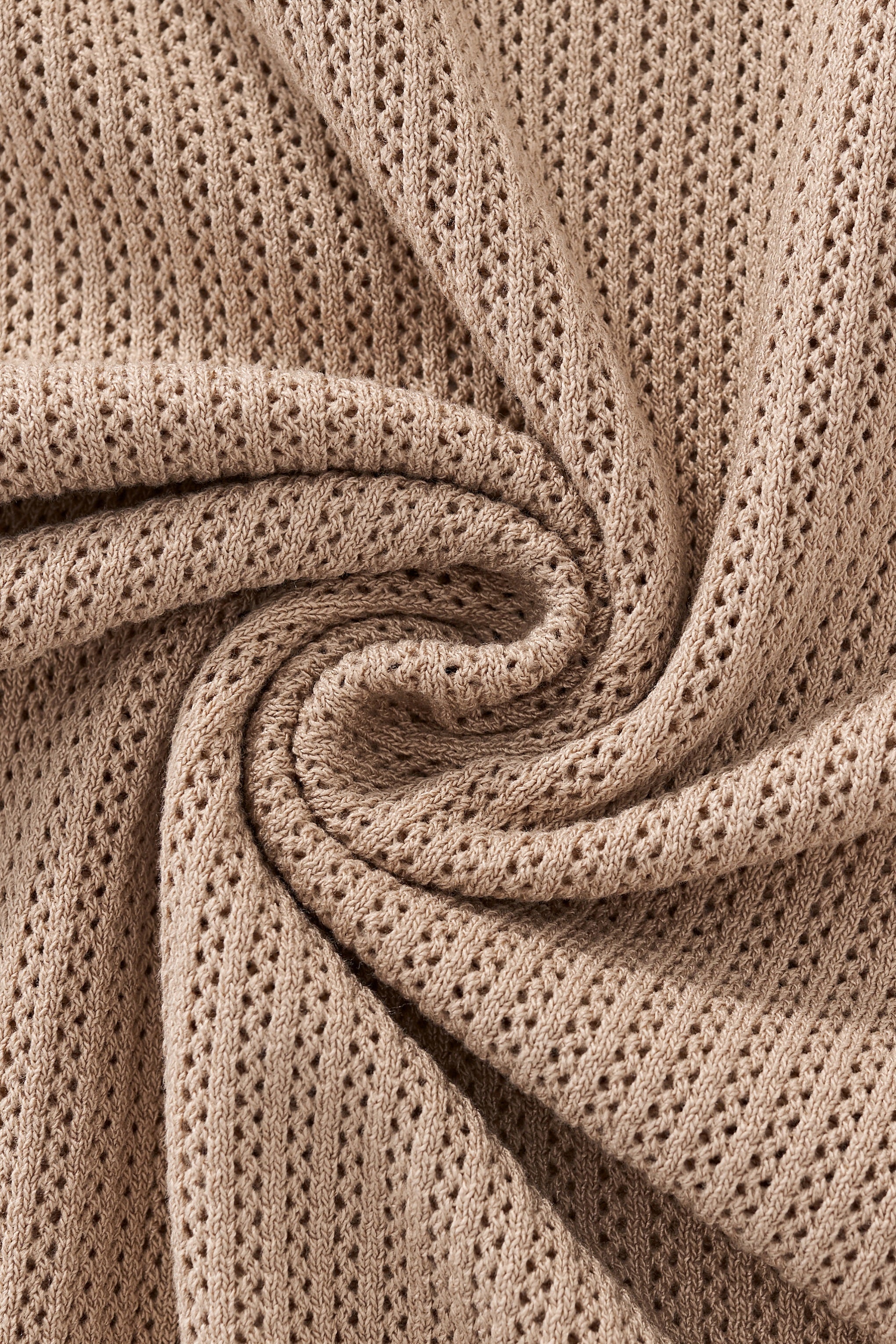 EdgeTrim Mesh Polo KHAKI - My Men's Shop