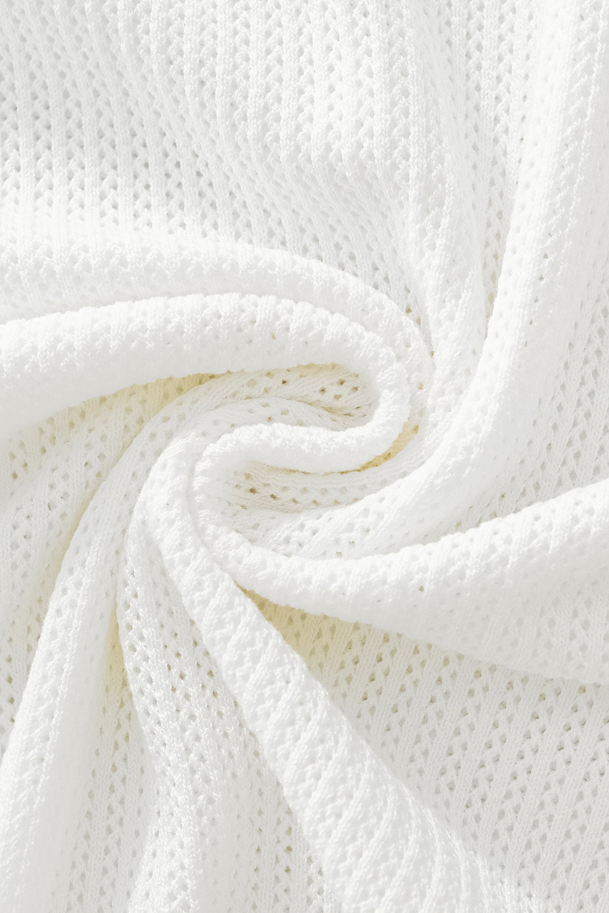EdgeTrim Mesh Polo WHITE - My Men's Shop