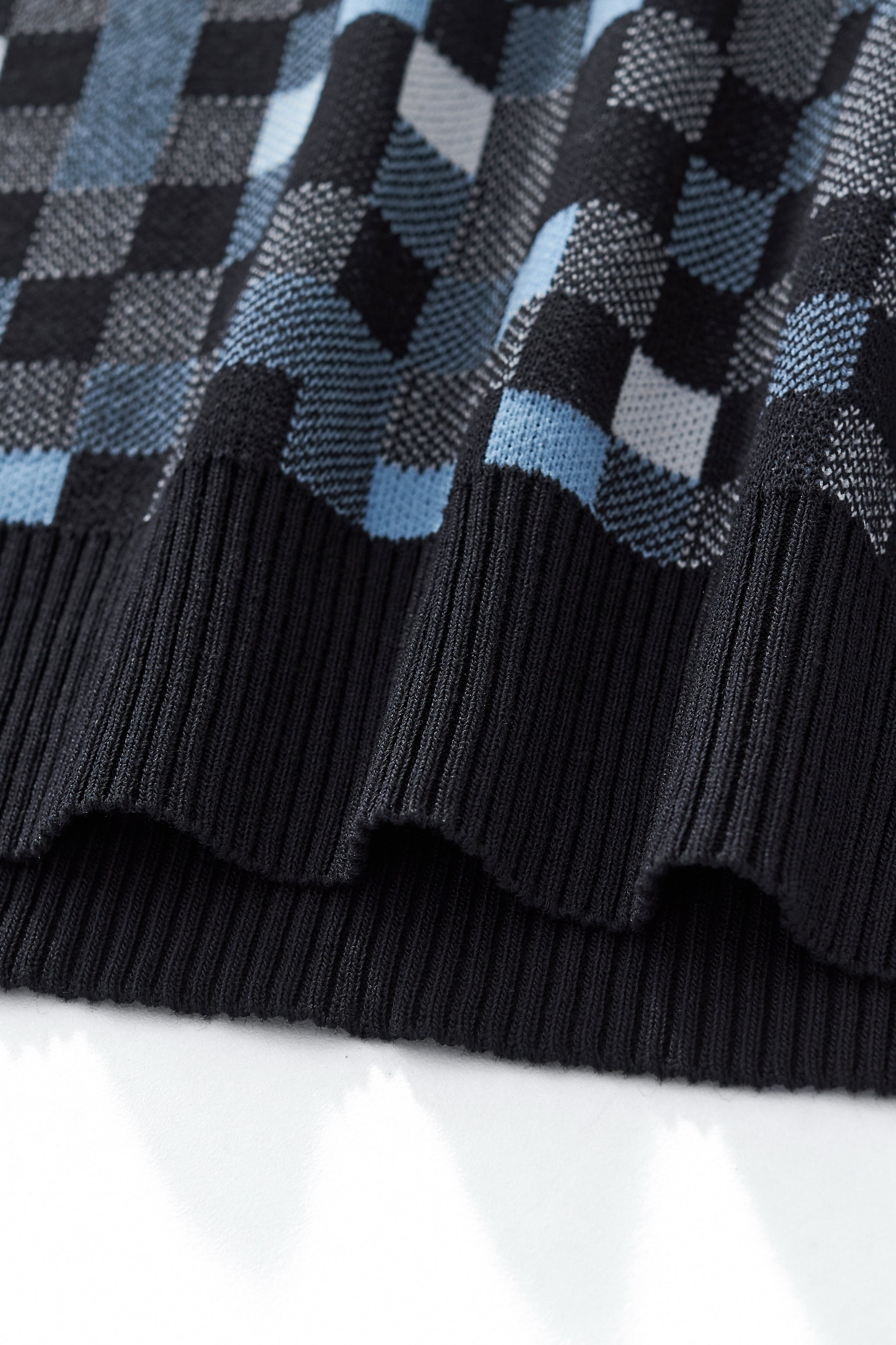 Pixel Fade Polo BLACK - My Men's Shop